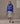 Pull col roulé jacquard - Bleu Outremer