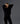 Pull court col montant manches bouffantes - Noir
