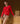 Pull col rond en cachemire - Orange Corail