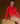 Pull col rond en cachemire - Orange Corail