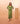Long flared knit skirt - Pistachio Green