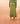 Long flared knit skirt - Pistachio Green