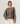 Round-neck merino wool sweater - Taupe Brown