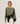 Round-neck merino wool sweater - Olive Green