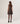 Gilet sans manches col montant - Marron Havane