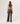 Wide knit pants - Havana Brown