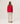 Pull col tunisien en cachemire - Rouge