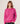 Wide striped cashmere sweater - Toned Pink