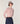 Short merino wool cardigan - Pearl Pink