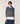 Round neck merino wool sweater - Dark Gray