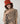 Pull col montant jacquard - Marron Moka