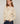 Pull ajouré en coton et laine - Ivoire