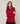 Pull chaussette col polo - Grenat