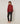 Pull col V en maille fine - Brique