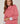 Pull col cheminé chiné - Rose