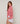 Pull col cheminé chiné - Rose