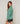 Pull col cheminé chiné - Vert