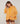 Pull oversize à capuche chiné - Jaune