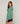 Pull oversize à capuche chiné - Vert