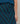 Jupe longue asymétrique en toile imprimée - Bleu