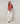 Gilet tricolore en laine mérinos - Orange Corail