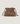 Sac bourse Charly en cuir d'agneau - Marron Taupe
