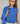 Twin set col rond en soie - Bleu Cobalt