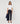 Straight-leg denim trousers
