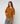 Pull col rond manches 3/4 en laine mérinos - Moutarde