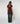 Twin-set col rond en laine - Prune