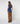 Twin-set col rond en laine - Bleu Saphir