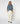 Twin-set col rond en laine - Bleu Gris