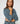 Twin-set col rond en laine - Bleu Gris