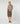 Jupe droite en cuir velours longueur midi