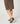 Jupe droite en cuir velours longueur midi