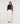 High-waisted wide-leg cotton pants - White Ecru