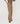 High-waisted wide-leg cotton pant - Dark beige