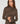 T-shirt drapé - Marron