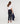 Straight-leg denim trousers