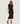 Jupe longue droite en cuir - Noir